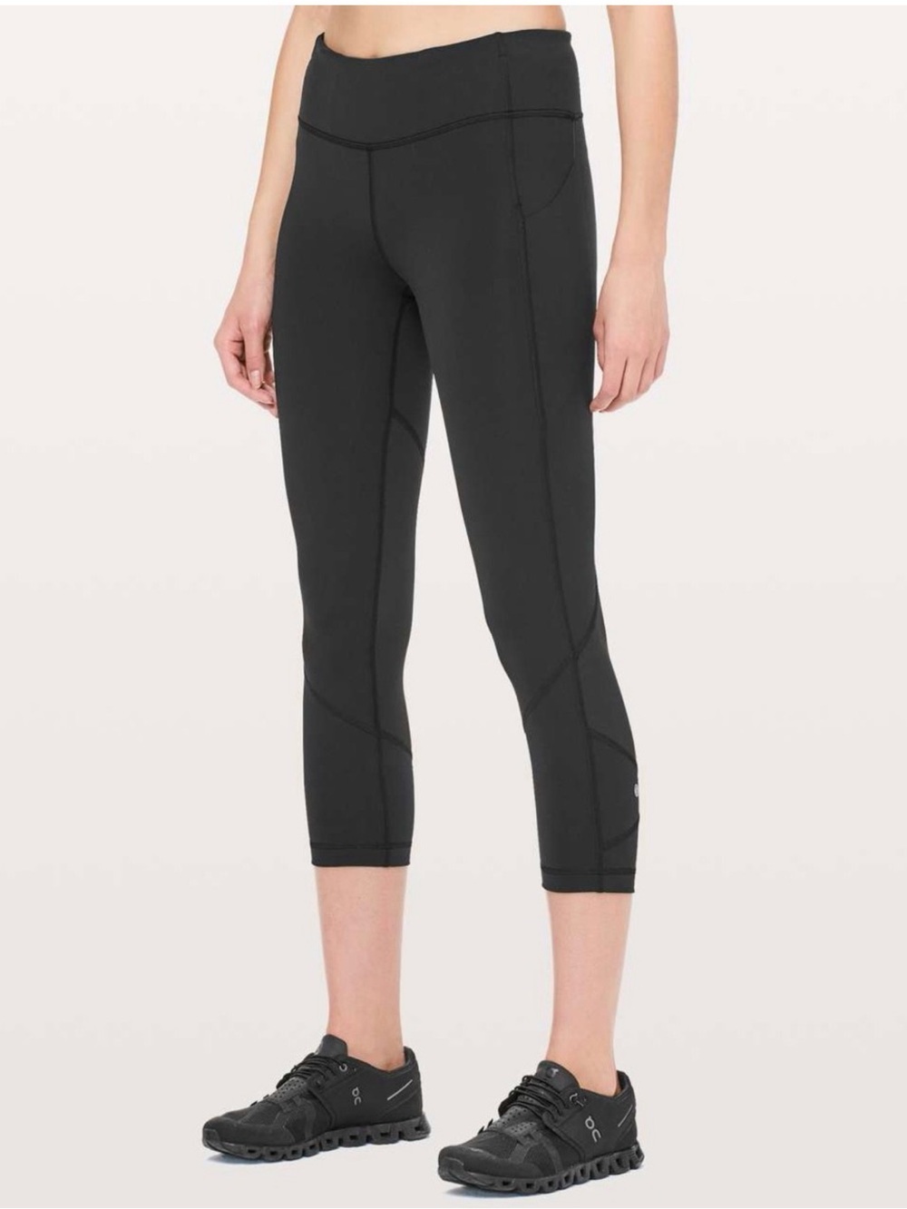 Lululemon Pace Rival Crop *Full-On Luxtreme 22” Black